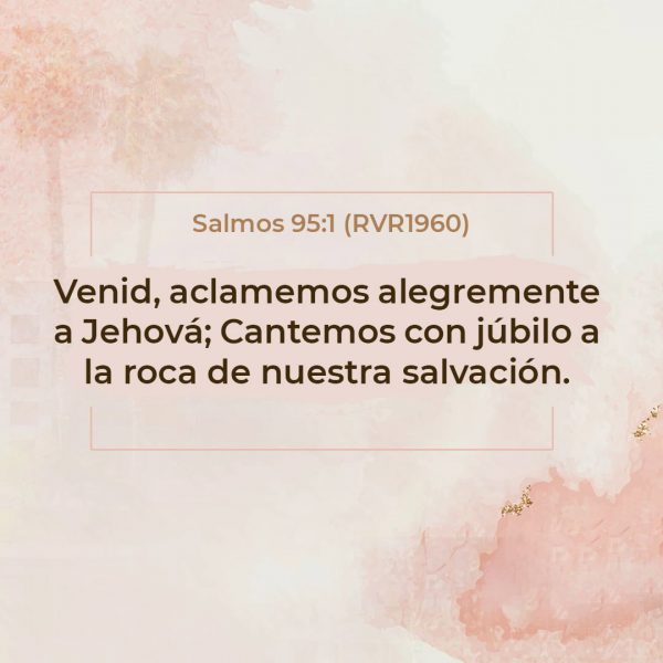 Salmos 95:1